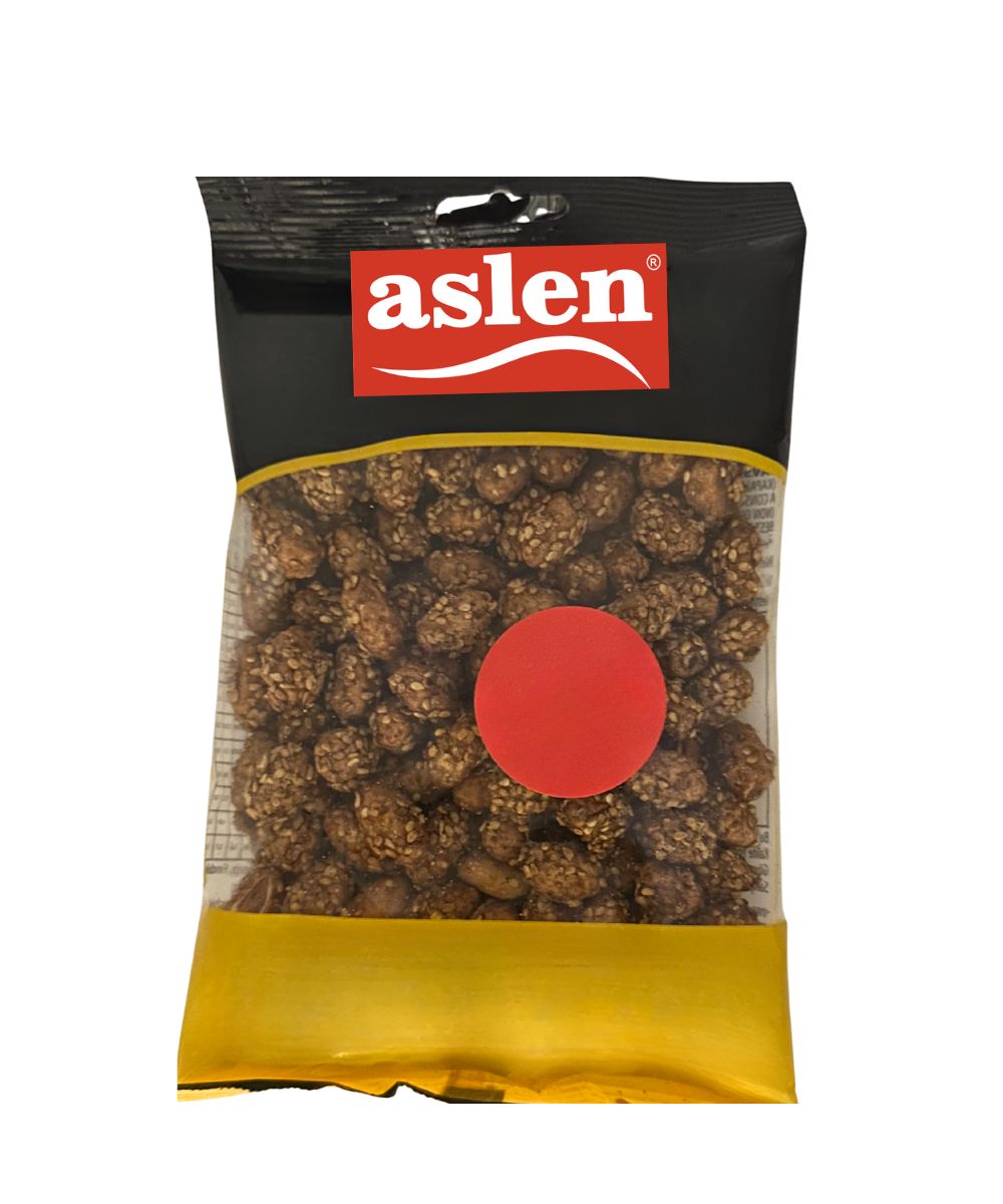 Cacahuètes enrobées de sésame caramélisé Aslen 180g 180,0 g