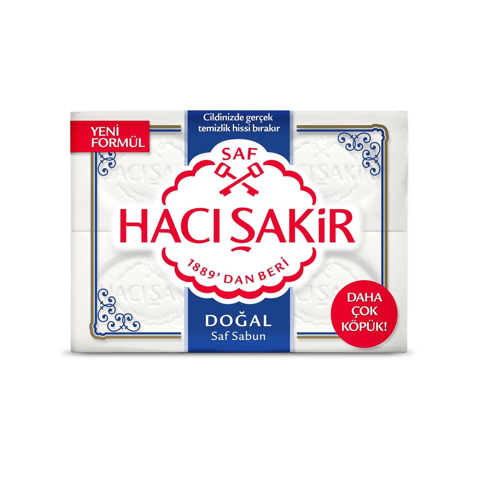 Savon solide nature, Hacı Sakir lot de 4 4,0 unité