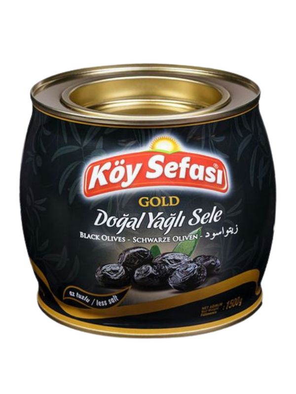 olives noires conserve 1,5kg, Koy Sefasi 1,5 kg