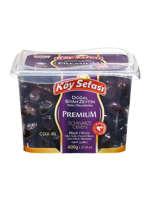 olives noires premium saumure 600g, Koy Sefasi 600,0 g