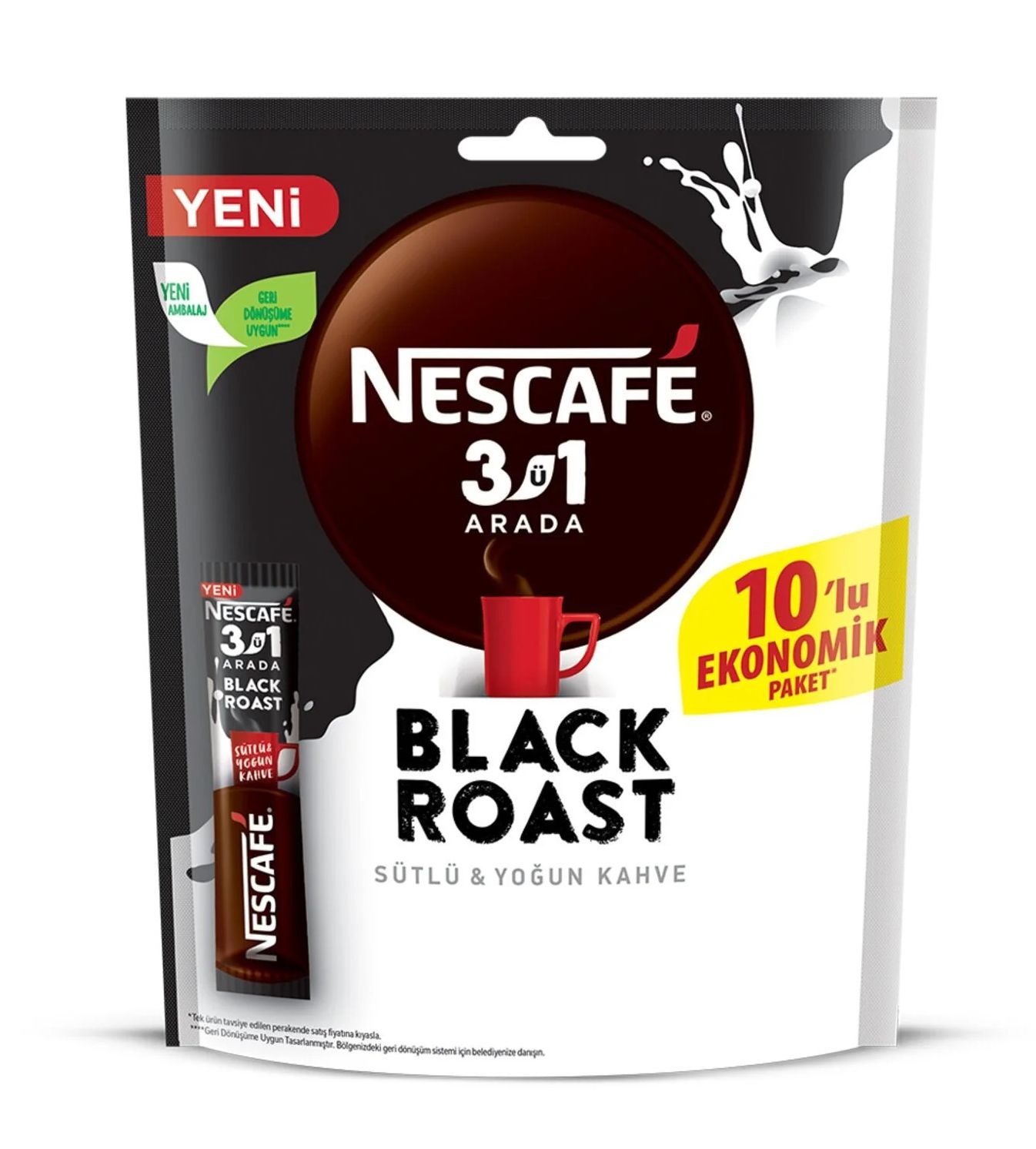 Nescafe Black Roast, 10 x 10.6G 10,0 unité