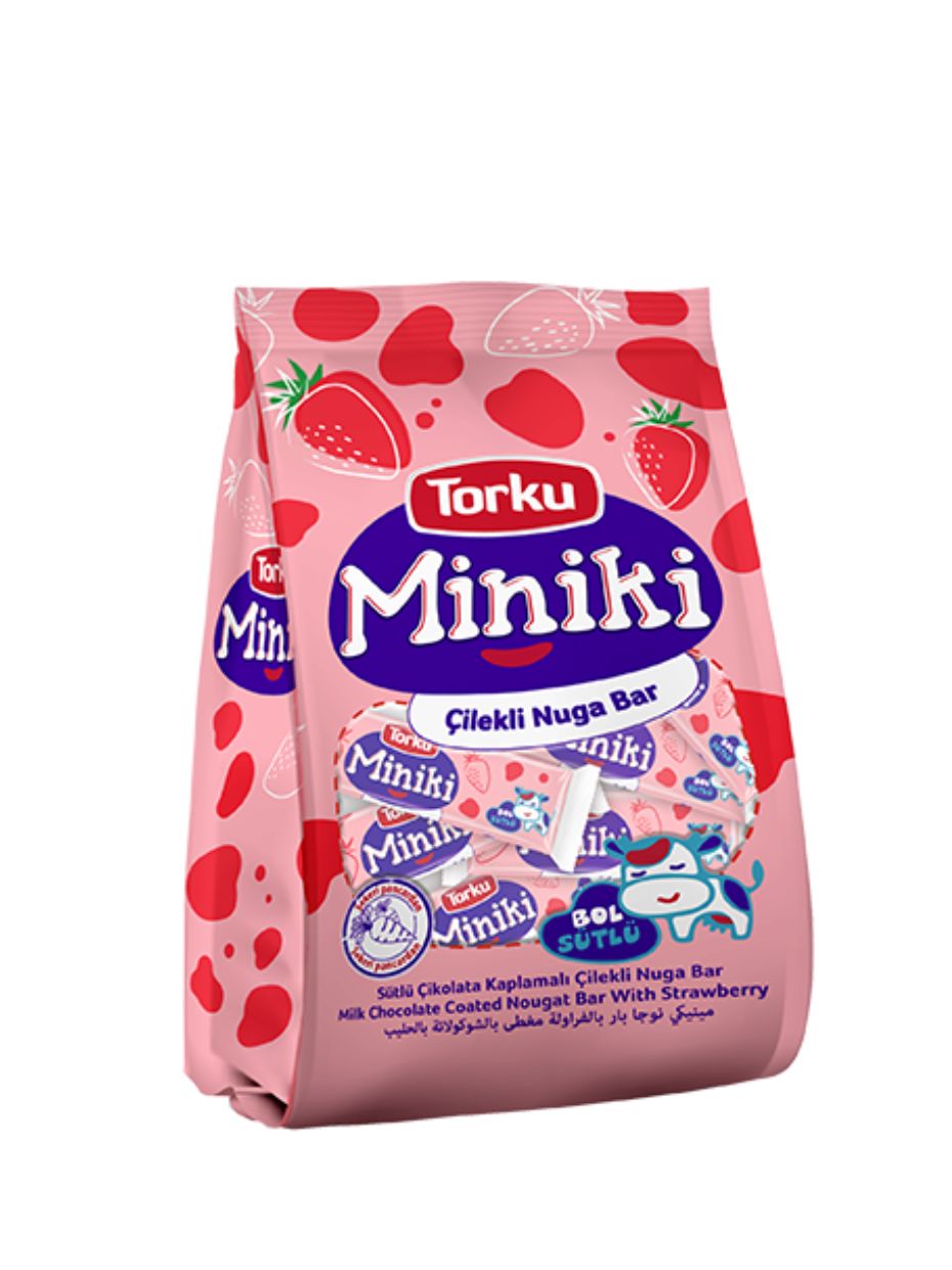 Barre de nougat Miniki à la fraise 240g, Torku 240,0 g
