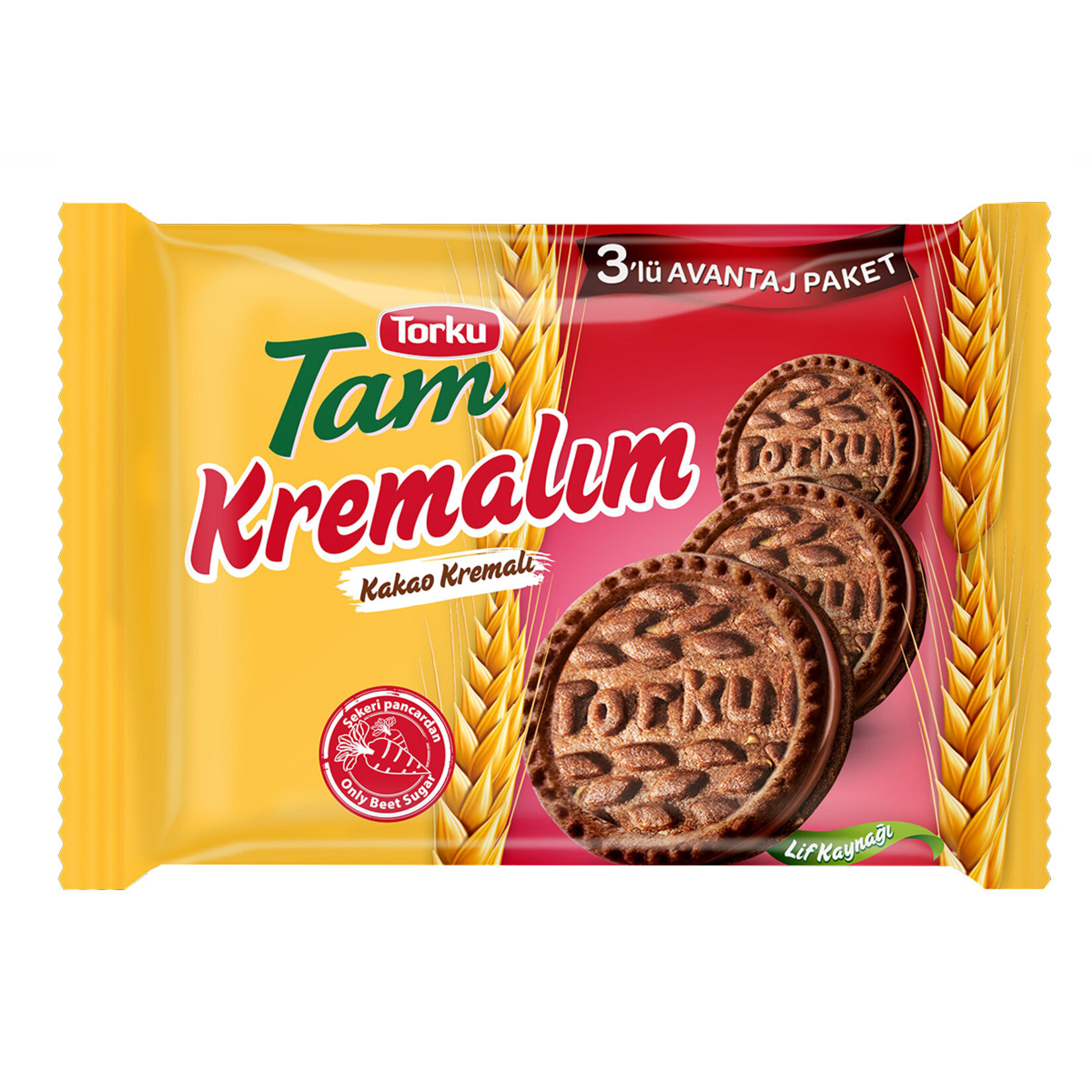Biscuits tam fourrés de crème au cacao 249g, Torku 249,0 g