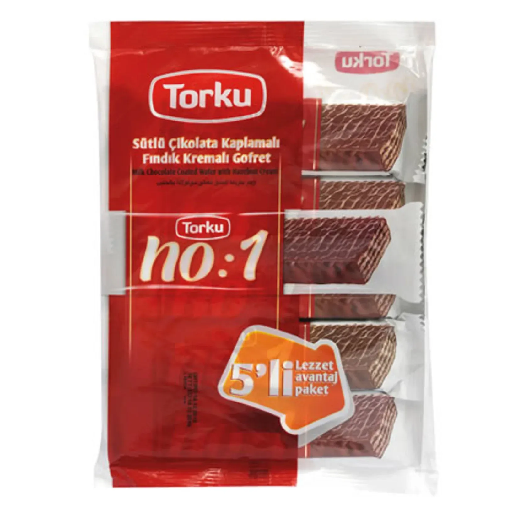 NO1 gaufrette par 5, Torku  175,0 g