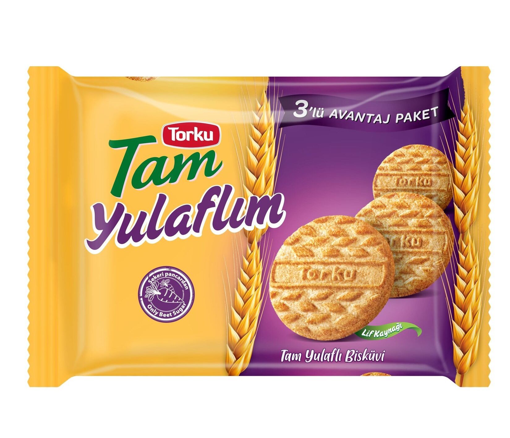 Biscuits complet tam à l'avoine Anadolu 375g, Torku 375,0 g